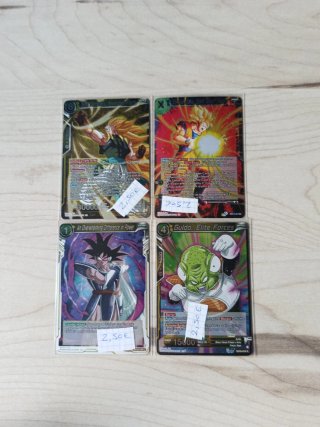 Lote cartas Dragon Ball Super Foil