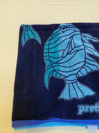 Telo mare Pretti con disegno pesce