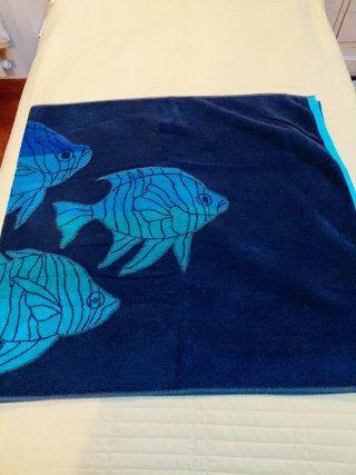 Telo mare Pretti con disegno pesce