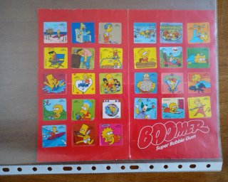 ÁLBUM COMPLETO (100%) Los Simpson Boomer 2001