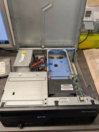 Lenovo ThinkCentre Negro/Plateado