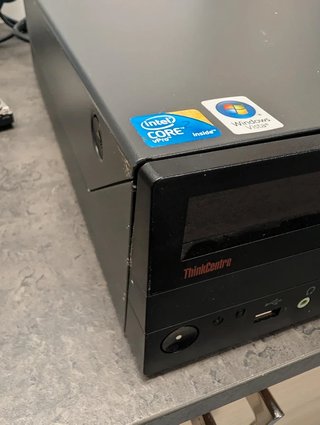 Lenovo ThinkCentre Negro/Plateado