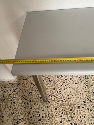 Tavolo da cucina/ufficio grigio chiaro