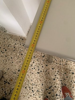 Tavolo da cucina/ufficio grigio chiaro