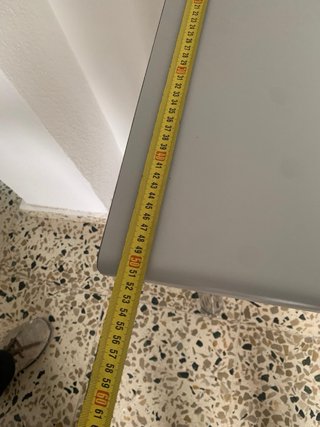 Tavolo da cucina/ufficio grigio chiaro