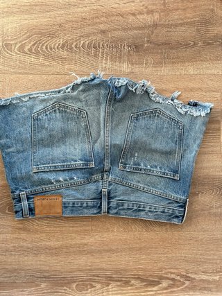 Shorts vaqueros desgastados