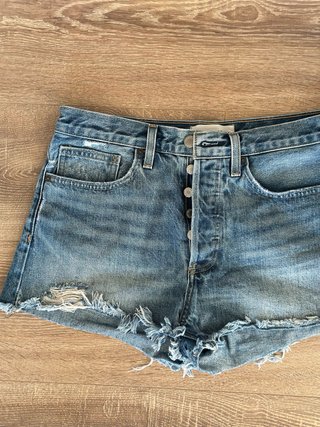Shorts vaqueros desgastados