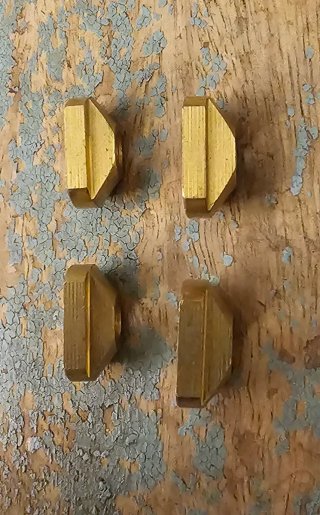 Kit 4 Tuercas T-nut Foil hidrofoil