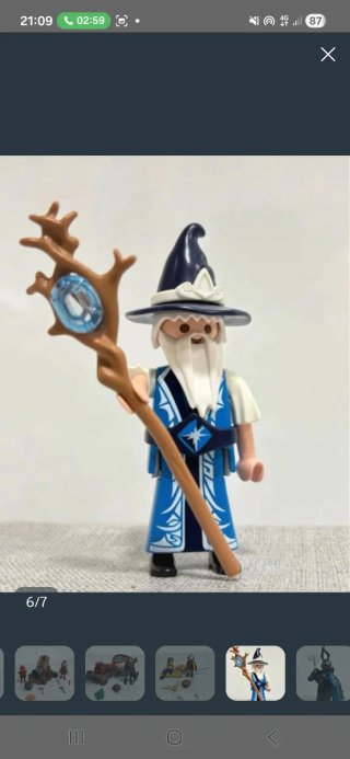 Playmobil Mago con Bastón Azul