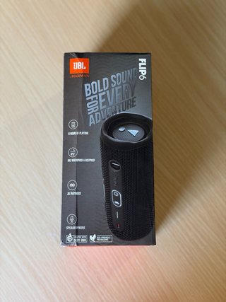 Altavoz JBL Flip 6 Negro/Rojo