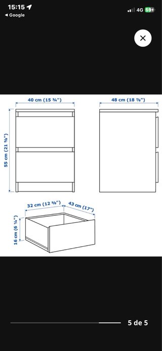 Mesitas Malm Ikea