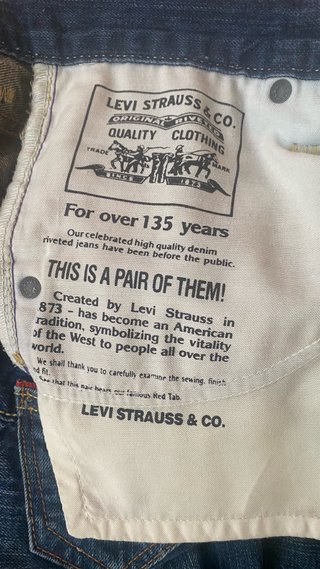 Calça Levis Tamanho L Azul