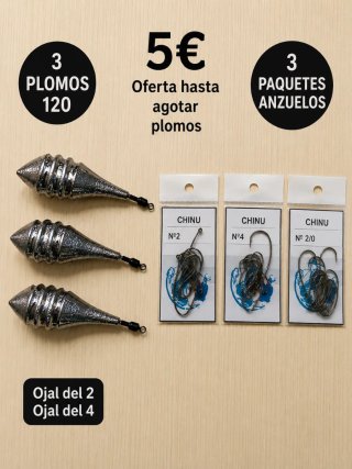 Lote pesca plomos