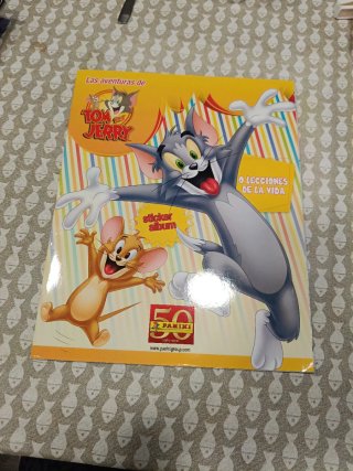 Álbum Cromos Tom y Jerry Las Aventuras