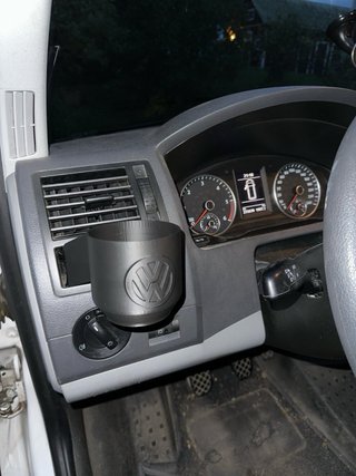 Portavasos VW T5 Azul