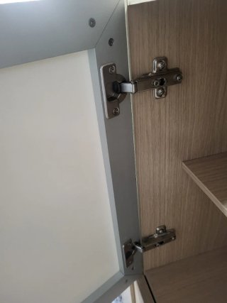 Mueble TV madera y cristal amplio