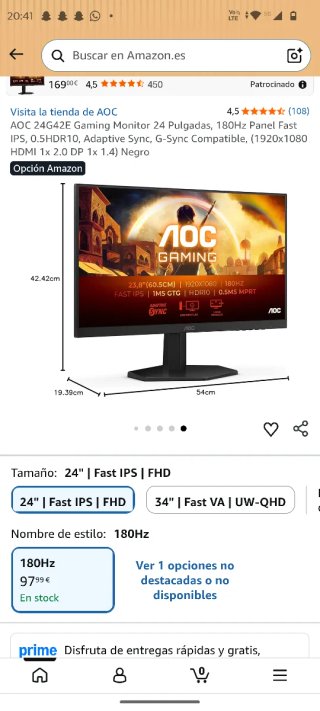 Volante y pedales AOC el precio negocio solo 100€