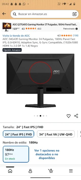 Volante y pedales AOC el precio negocio solo 100€