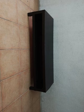 Mesa baja negra para TV