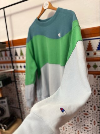 Sudadera Champion Colorblock Y2K