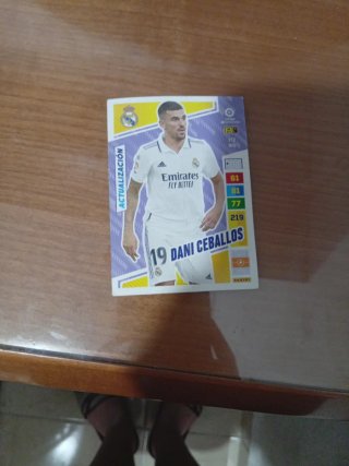 Carta Futbolista Dani Ceballos Real Madrid