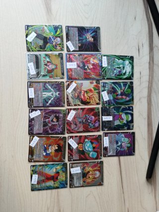 Lote cartas Dragon Ball Z FOIL