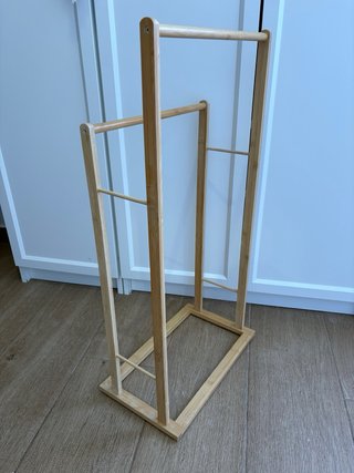 Toallero de bambú