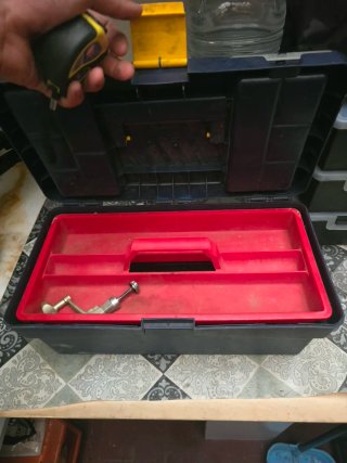 Caja de herramientas de plástico