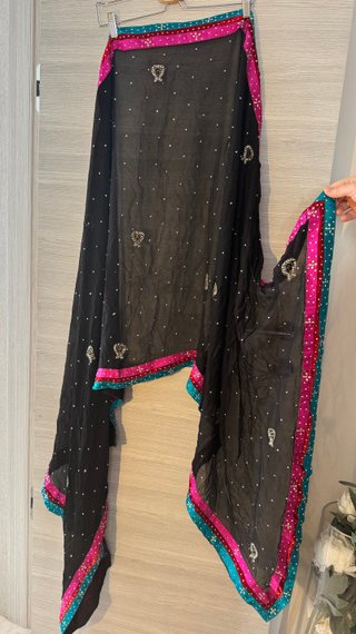 Scialle Dupatta fatto a mano Rajasthan