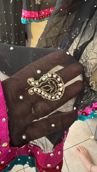 Scialle Dupatta fatto a mano Rajasthan