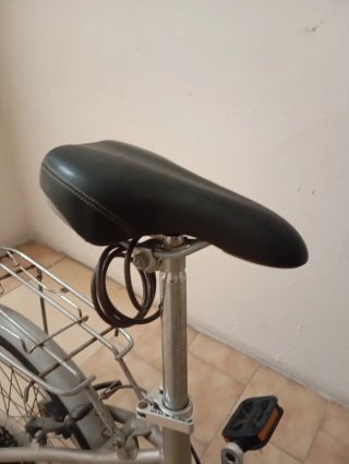 Bicicleta Plegable Plata