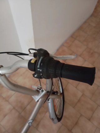 Bicicleta Plegable Plata