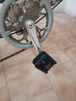 Bicicleta Plegable Plata