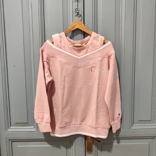 Sudadera mujer sin capucha rosa