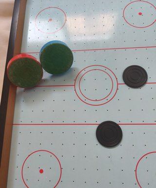 Mini air hockey da tavolo