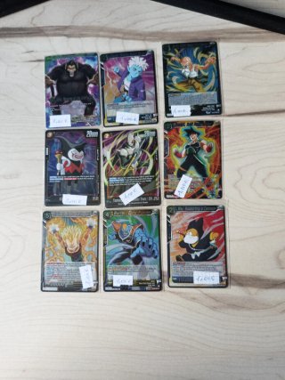 Lote cartas Dragon Ball Z FOIL o sueltas