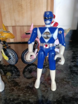 Figuras Power Rangers Bandai con Motos
