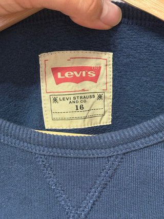 Sudadera Levi Strauss & Co. Vintage Azul Marino
