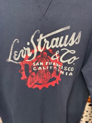 Sudadera Levi Strauss & Co. Vintage Azul Marino