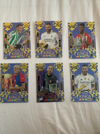 Lote Cartas Adrenalyn Total Kings + Momentum Oro