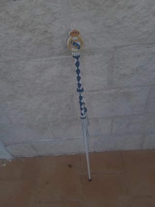 Bastón Real Madrid con escudo