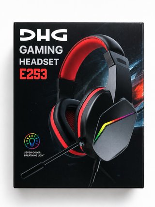Auriculares Gaming DHG E253 RGB PS4 PS5 PC