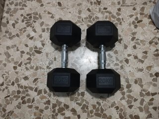 2 Mancuernas Hexagonales 20kg