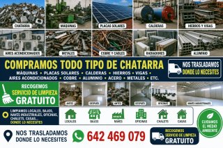 Limpieza en general y desalojos de trastos.