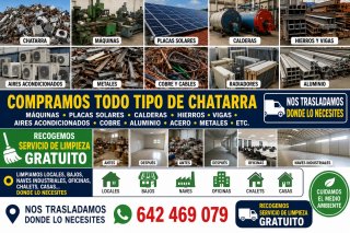 Limpieza en general y desalojos de trastos.