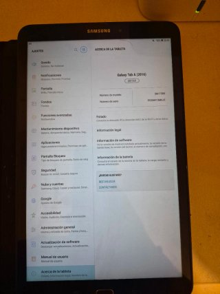 Tablet Samsung + Tarjeta 128GB