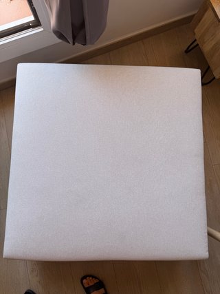 Puff Sklum beige gris