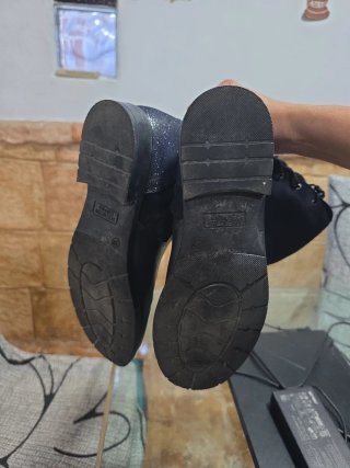 Botas altas niña Azul marino