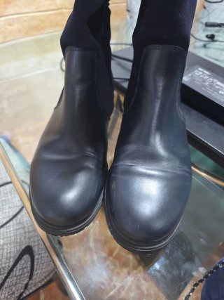 Botas altas niña Azul marino