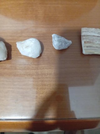 Lote de 4 minerales naturales